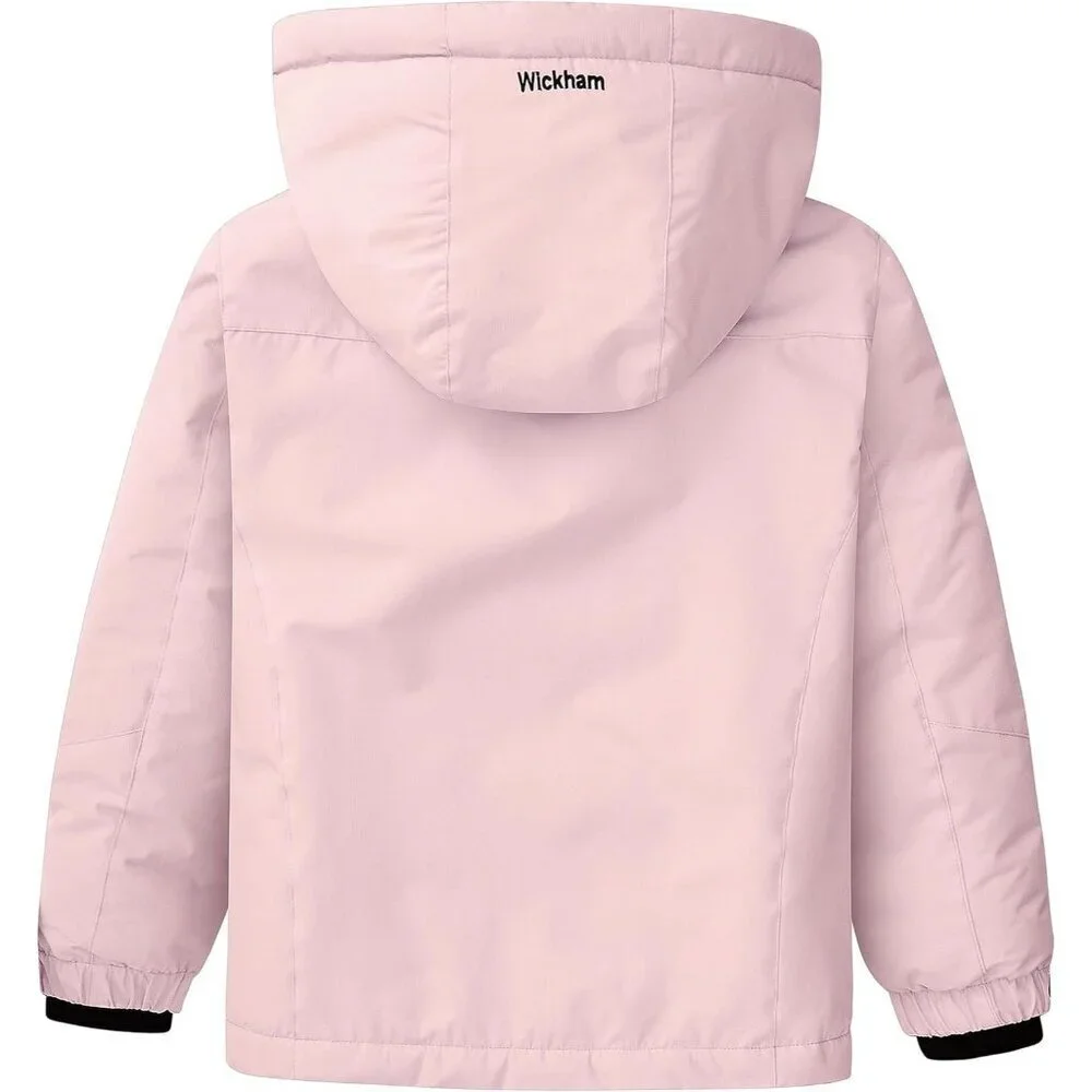 Girl's Waterproof Ski Jacket Winter Warm Fleece Lined Snow Windproof Jackets Rem